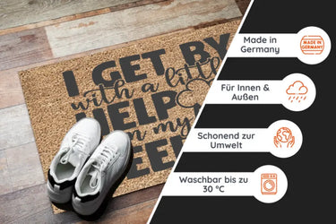 Fußmatte mit Spruch Bier -